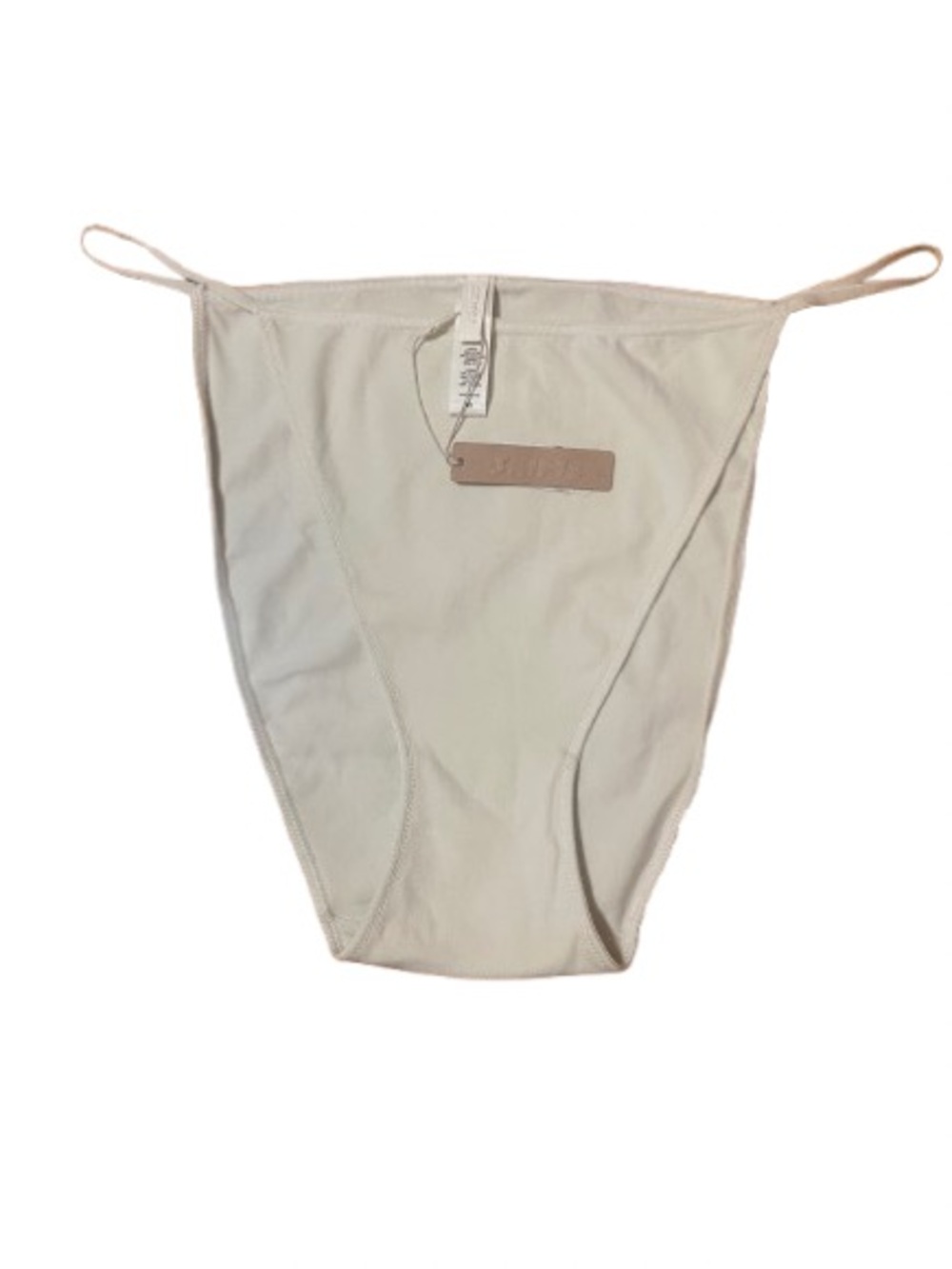 NWT Skims Cream High-Cut String Bikini Panties Size 4X